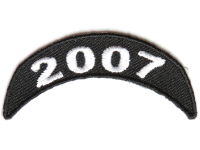 2007 Upper Rocker Patch In Black White