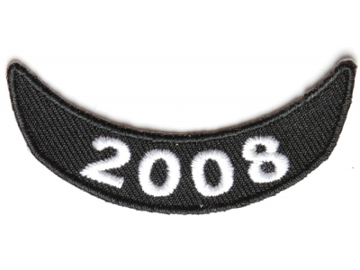 2008 Lower Rocker Patch In Black White