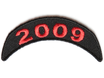 2009 Upper Year Rocker Patch In Red