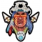 Indian Patch with Arrows and Skull Cap