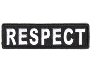 Respect Patch | Embroidered Patches