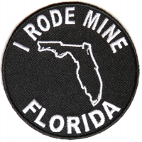 I Rode Mine To Florida Patch | Embroidered Biker Patches