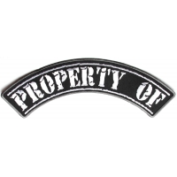 Property Of Large Top Rocker Patch | Embroidered Patches