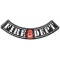 Fire Dept Large Lower Rocker Patch