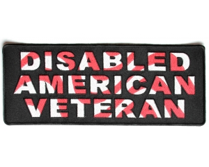 Disabled American Veteran Patch | US Military Veteran Patches