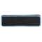 Blank Name Tag Patch Blue Border