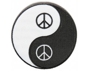 Peace Yin Yang Patch | Embroidered Patches