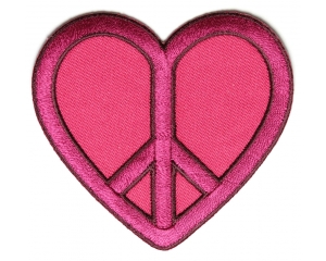 Peace Heart Patch | Embroidered Patches