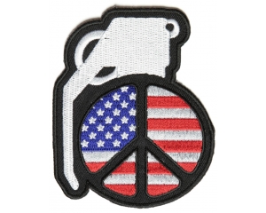 Peace Grenade Patch | Embroidered Patches
