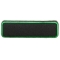 Blank Name Tag Patch Green Border