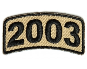Black Desert Year Rocker Patch 2003