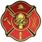 Fireman Patch Large Fire Dept