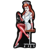 Sexy Nurse Large Back Patch | Embroidered Sexy Nurse Patches