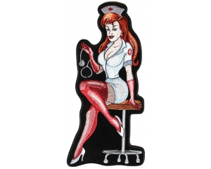 Sexy Nurse Large Back Patch | Embroidered Sexy Nurse Patches