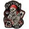 Daytona 2016 75th Bike Week Skull Patch