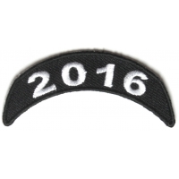 2016 White Upper Rocker Patch
