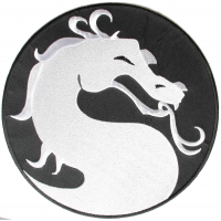 Large White Dragon Back Patch | Embroidered Patches Large White Dragon Back Patch | Embroidered Patches