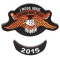 Laconia 2015 I Rode Mine Eagle 2 Piece Bike Week Patch