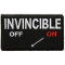 Invincible Mode On Iron on Morale Patch