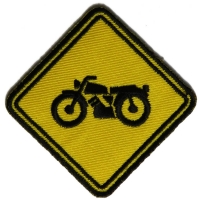 Motorcycle Symbol Patch