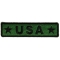 USA Black and Green Patch