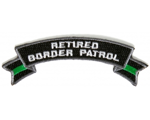Retired Border Patrol Rocker Patch 