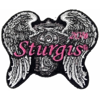 Sturgis 2016 Motorcycle Rally Patch Angel Wings