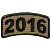 2016 Small Rocker Patch In Tan And Black