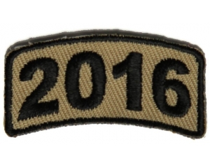 2016 Small Rocker Patch In Tan And Black