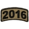 2016 Small Rocker Patch In Tan and Black