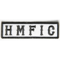 HMFIC Patch Black On White