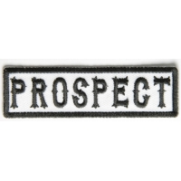 Prospect Patch Black On White