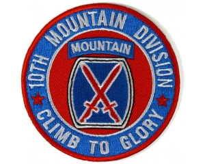 10th Mountain Division Patch Climb To Glory