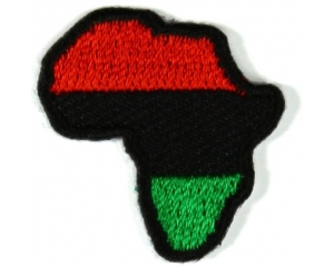 MINI African Map And Flag Patch