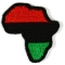MINI African Map and Flag Patch
