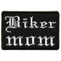 Biker Mom Patch In Old English