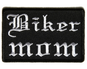 Biker Mom Patch In Old English