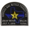 Dallas Police Department Texas Memorial Patch Heroes Are Never Forgotten End Of Watch
