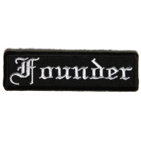 Founder Patch In Old English Founder Patch In Old English