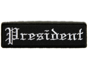 President Patch In Old English