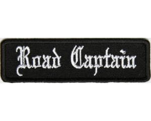 Road Captain Patch In Old English
