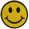 Smiley Patch 2 Inch Yellow