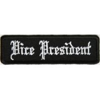 Vice President Patch In Old English