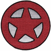 Sheriff Star Iron On Patch