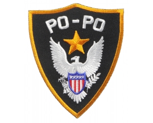 PO PO Patch Police Shield