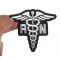 Registered Nurse RN Patch Registered Nurse RN Patch shown on hand for size comparison