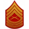 Master Sergeant Red Patch