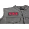 Suffering from CRS Can't Remember Shit Patch, Funny Saying Patches shown on leather vest