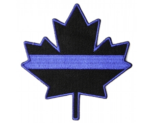Thin Blue Line Canadian Maple Leaf Patch