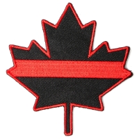 Thin Red Line Canadian Maple Leaf Patch Thin Red Line Canadian Maple Leaf Patch